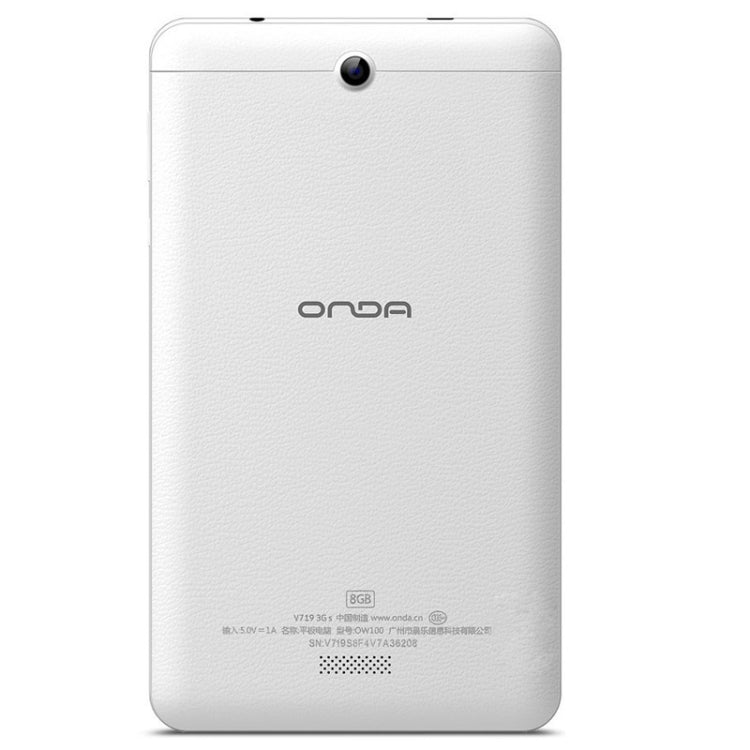 ONDA V719 3Gs Tablet PC 8GB, 7.0 inch Phone Call Android 5.1, CPU: Intel Atom SoFIA 3G-R X86 Quad-Core 1.0GHz, RAM: 1GB, CE FCC ROHS WEEE Certification