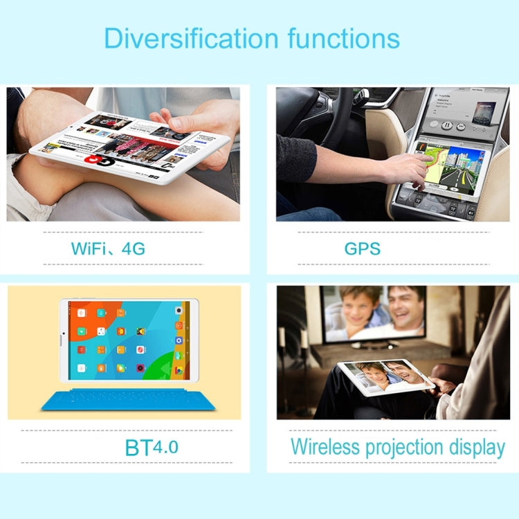 Teclast P80 4G, 8.0 inch, 1GB+16GB, 4G Phone Call, Android 5.1, MT8735 Quad Core 1.3GHz, WiFi, GPS, BT, OTG(White)