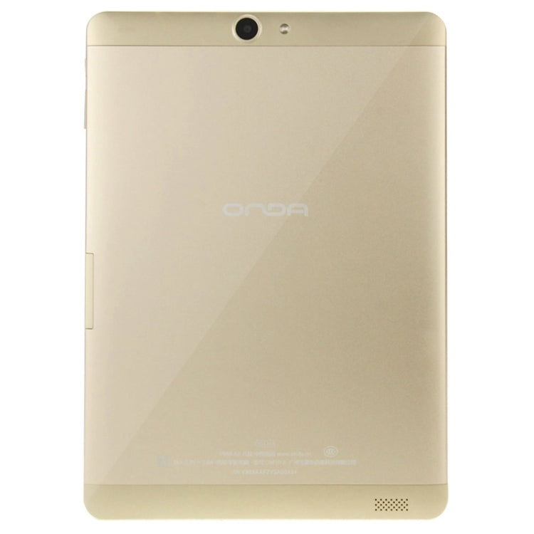 ONDA New V989 AIR Tablet PC 32GB, 9.7 inch Android 4.4.2, CPU: Allwinner A83 Octa Core ARM Cortex A7*8 2.0GHz, RAM: 2GB, CE FCC ROHS WEEE Certification(Gold)