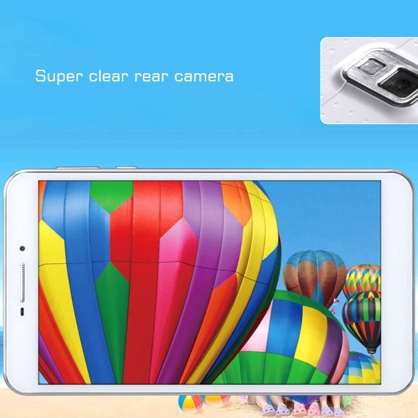 AMPE A88 Tablet PC 8GB, 8 inch Android 4.4, MSM8916 Quad Core 1.2GHz, RAM: 1GB, Dual SIM, 4G Phone Call, GPS(White)