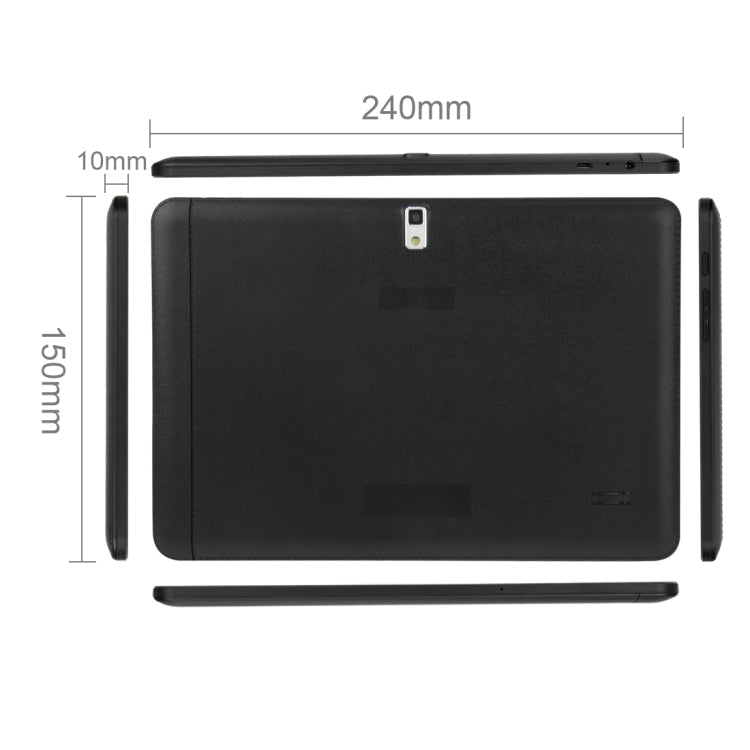 3G Phone Call Tablet PC, 10.1 inch, 2GB+16GB, Android 5.1 MT6582 Quad Core 1.3GHz, Dual SIM, Support GPS