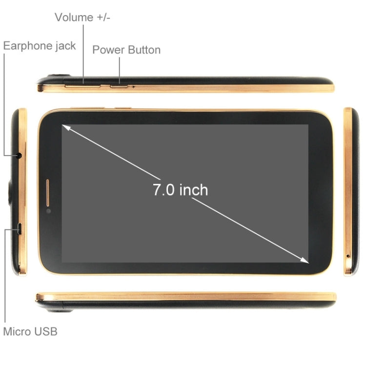 7 inch Android 4.2.2 3G Phone Call Tablet PC, Dual SIM, GPS