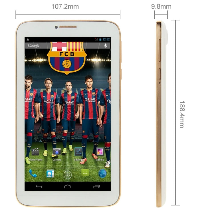 7 inch Android 4.2.2 3G Phone Call Tablet PC, Dual SIM, GPS