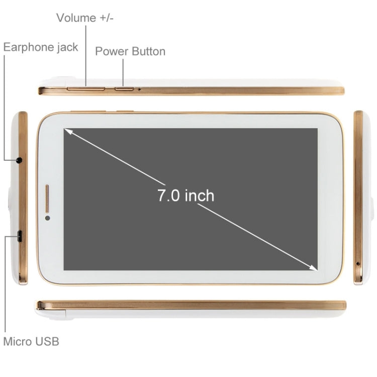 7 inch Android 4.2.2 3G Phone Call Tablet PC, Dual SIM, GPS