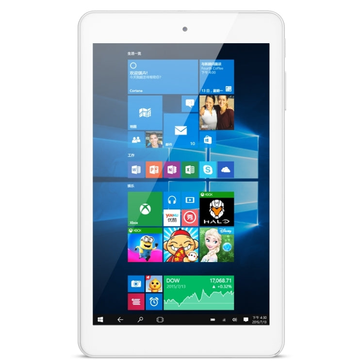 Cube iwork8 Ultimate Tablet PC 32GB, 8 inch Windows 10, Intel Cherry Trail Z8300 Quad Core 1.44-1.84GHz, RAM: 2GB(White)
