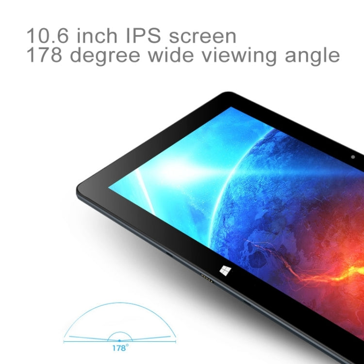 Cube i10GT Dual OS, 2GB+32GB, 10.6 inch Windows 10 & Android 4.4 Intel Z3735F Quad Core 1.33-1.83GHz(Black)
