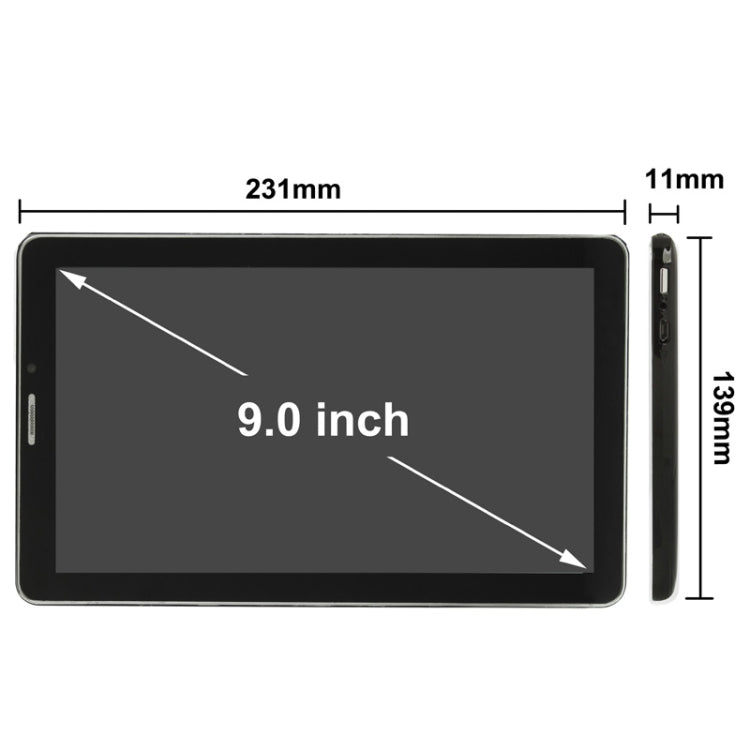 9.0 inch Android 4.1 Tablet PC 8GB, GSM Mobile Phone Function, Dual SIM
