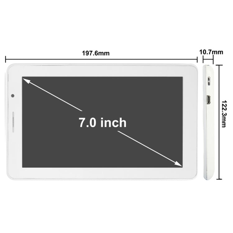 7.0 inch Android 4.1 Tablet PC 8GB, 2G Phone Function, Dual SIM