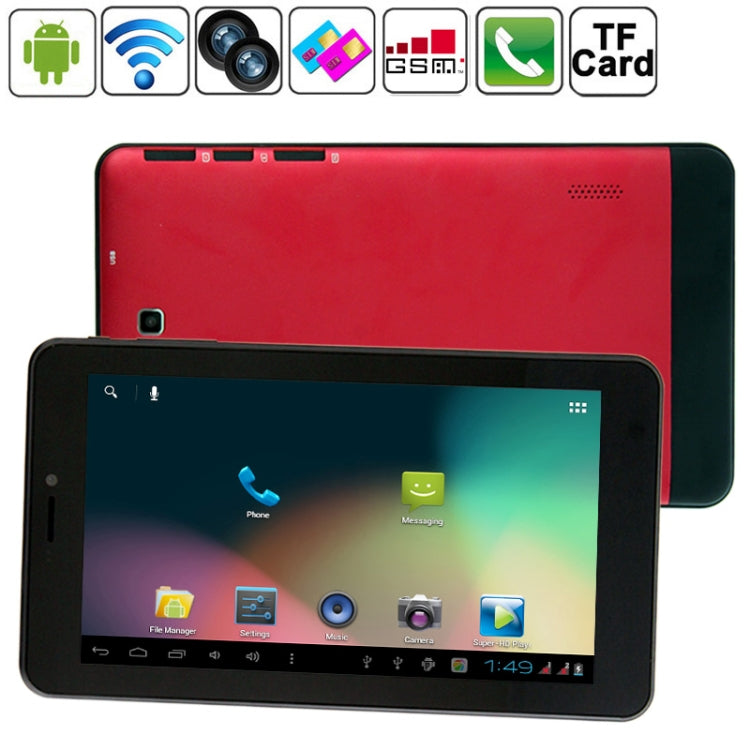 7.0 inch Android 4.0.4 Tablet PC, Dual SIM