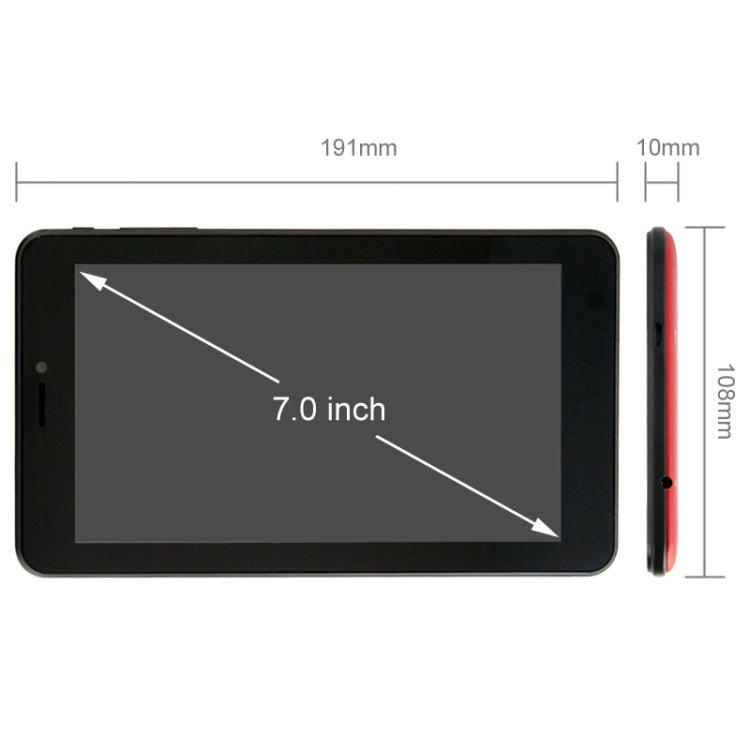 7.0 inch Android 4.0.4 Tablet PC, Dual SIM