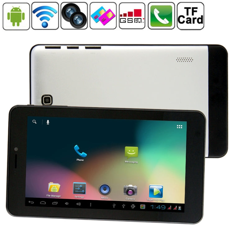 7.0 inch Android 4.0.4 Tablet PC, Dual SIM
