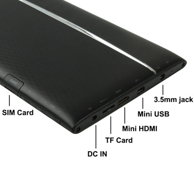 7.0 inch Android 2.3 Tablet PC, Mobile Phone Function, CPU: Boxchip A10 Cortex-A8, 1.2GHz(Black)