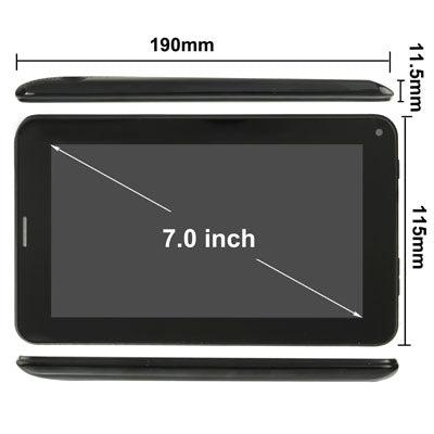 7.0 inch Android 4.0 Tablet PC, 2G Mobile Phone Function(Black)
