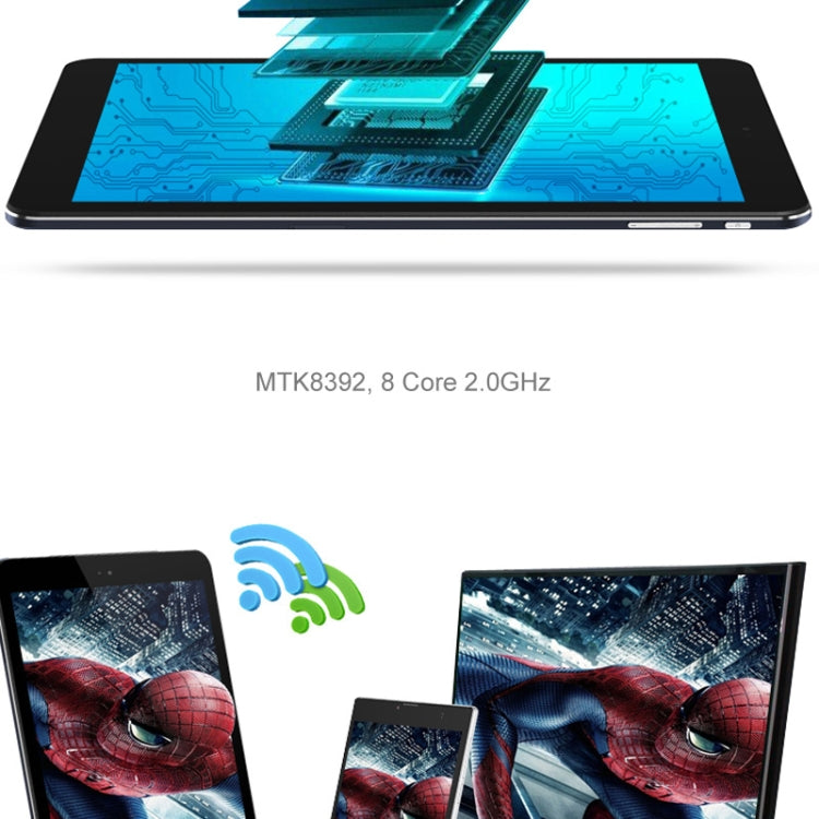 Cube TALK9X/U65GT Tablet PC 16GB, 9.7 inch 3G + Voice function Android 4.4.2, CPU: MTK8392 Octa-Core 2.0GHz, RAM: 2GB, 10000mAh Battery(White)