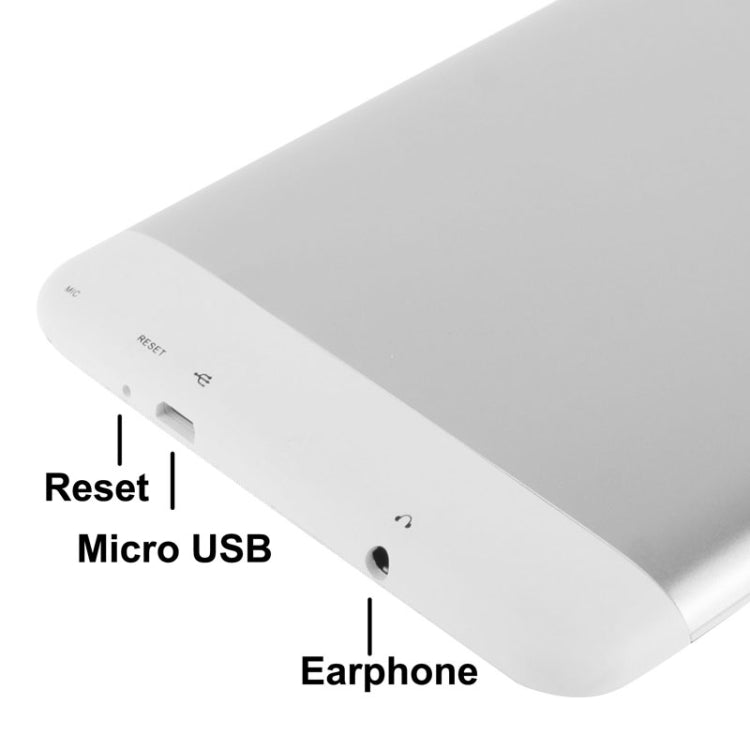 7.0 inch Android 4.1 Tablet PC, 512MB+4GB, MD700, 3G Mobile Phone Function, Dual SIM, CPU: MTK8312, 1.2GHz(Silver)