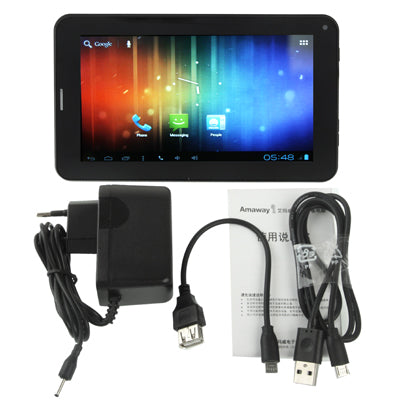 Amaway A711 Tablet PC 8GB, 7.0 inch Android 4.0 2G Mobile Phone Function(White)