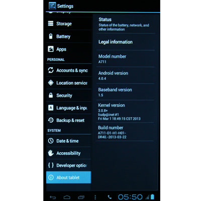 Amaway A711 Tablet PC 8GB, 7.0 inch Android 4.0 2G Mobile Phone Function(White)