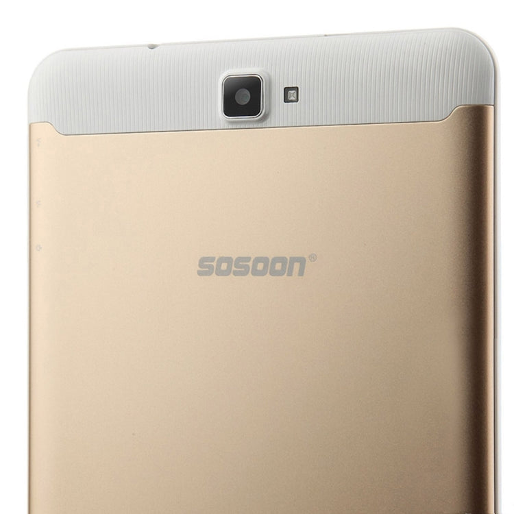 Sosoon X800 Tablet PC 8GB, 8 inch Android 5.1 4G Phone Call, MT8735 Quad Core 1.3GHz, RAM: 1GB, GPS(Gold)