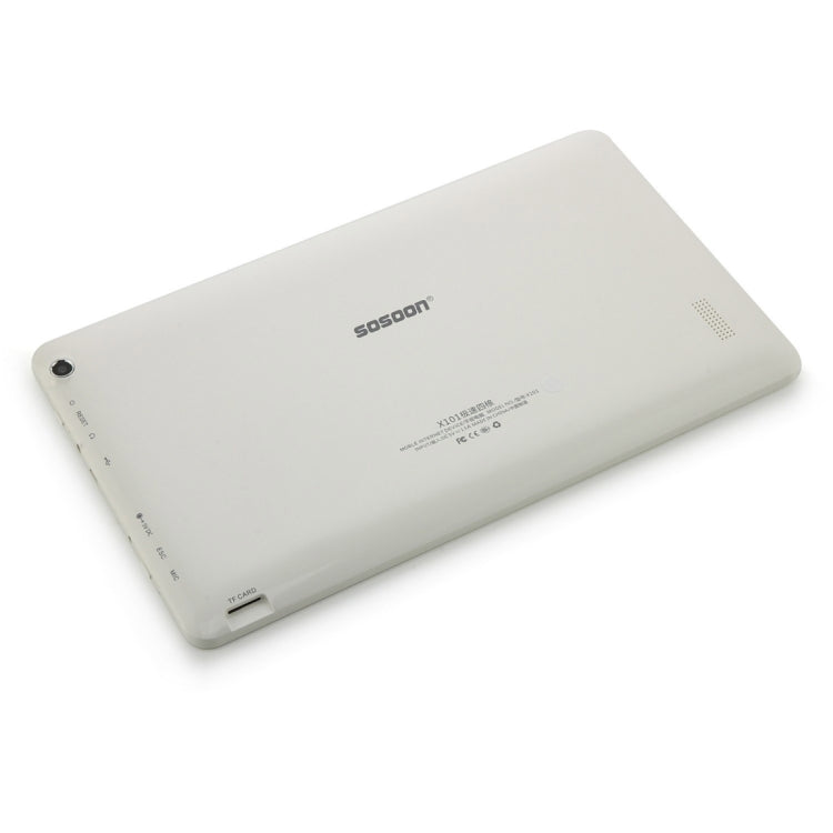 Sosoon X101 Tablet PC 8GB, 10.1 inch Android 4.4, RK3126 Quad Core 1.0GHz(White)