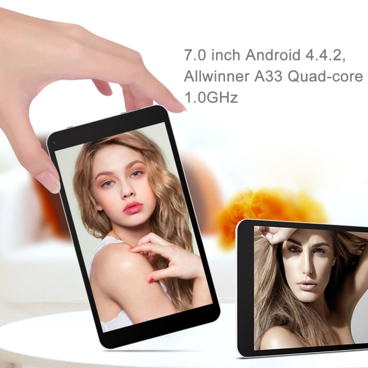 Teclast A78t Tablet PC, 512MB+8GB, 7.0 inch Android 4.4, RK3126 Quad Core 1.3GHz, Support OTG, OTA (Black + White)