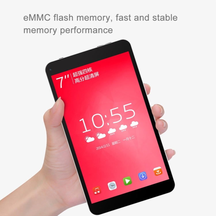 Teclast A78t Tablet PC, 512MB+8GB, 7.0 inch Android 4.4, RK3126 Quad Core 1.3GHz, Support OTG, OTA (Black + White)