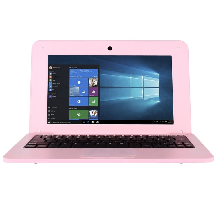 10.1 inch Windows 10 NetBook PC 16GB, HL-PC1066, Intel Baytrail-CR Z3735F Quad-core 1.33Ghz-1.83GHz, RAM: 1GB(Pink)