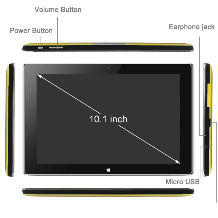 Ramos i10 Pro Android4.2 & Windows8.1 Tablet 32GB, 10.1 inch, CPU: Intel Atom Z3740D Quad Core 1.33GHz, RAM: 2GB