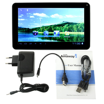 Amaway A902 Tablet PC 8GB, 9.0 inch Android 4.0(White)