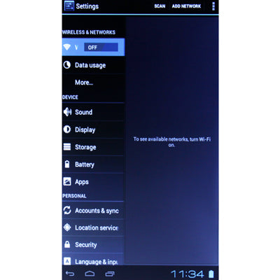Amaway A902 Tablet PC 8GB, 9.0 inch Android 4.0(White)