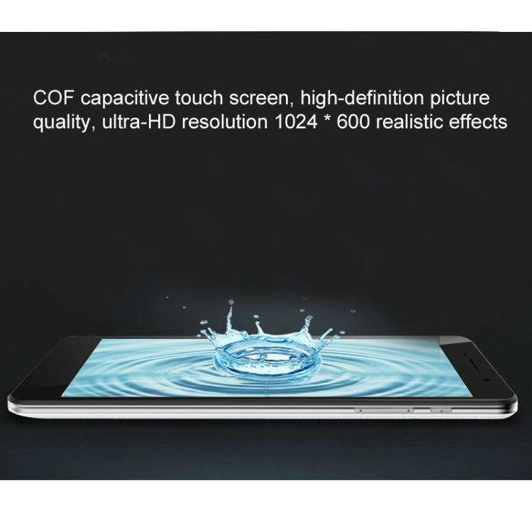 Cube T6 Tablet PC 8GB, 6.98 inch Android 5.1, MT8735 Quad Core 1.0GHz, RAM: 1GB, Dual SIM, Phone Call(White)