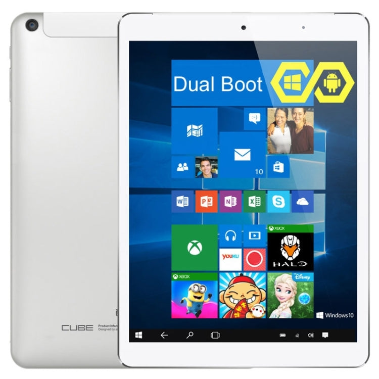 Cube i6 Air Dual OS, 2GB+32GB, 9.7 inch Windows 10 & Android 4.4 Intel Z3735 Quad Core 1.33-1.8GHz(White)