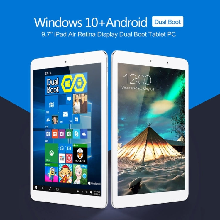 Cube i6 Air Dual OS, 2GB+32GB, 9.7 inch Windows 10 & Android 4.4 Intel Z3735 Quad Core 1.33-1.8GHz(White)