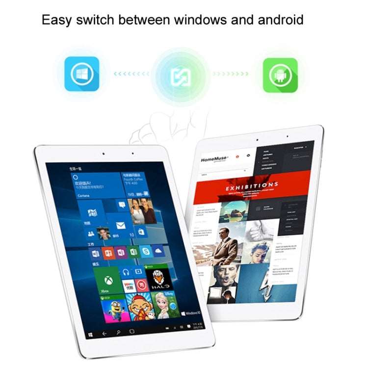 Cube i6 Air Dual OS, 2GB+32GB, 9.7 inch Windows 10 & Android 4.4 Intel Z3735 Quad Core 1.33-1.8GHz(White)