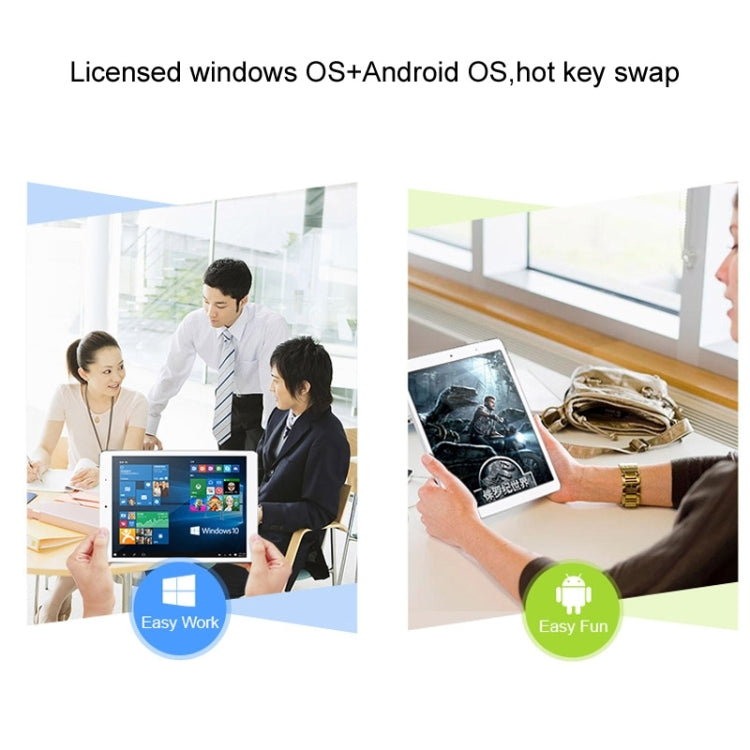 Cube i6 Air Dual OS, 2GB+32GB, 9.7 inch Windows 10 & Android 4.4 Intel Z3735 Quad Core 1.33-1.8GHz(White)