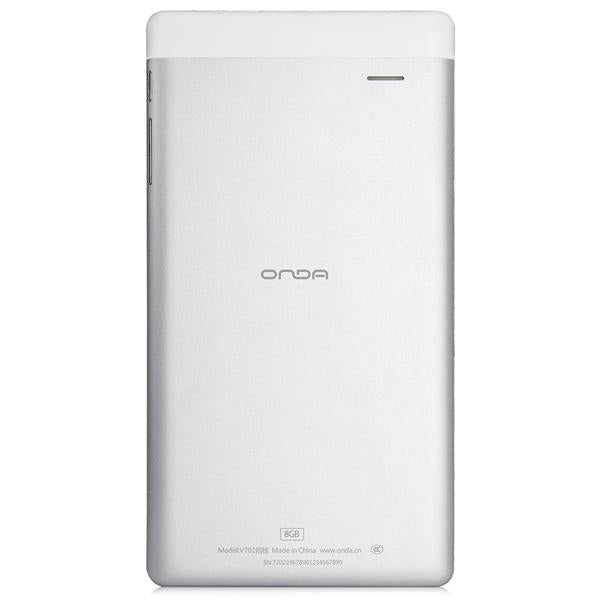 ONDA V702 Tablet PC 8GB, 7.0 inch Android 4.4.2, CPU: Allwinner A33 Quad Core ARM Cortex A7, CE FCC ROHS WEEE Certification(Silver)