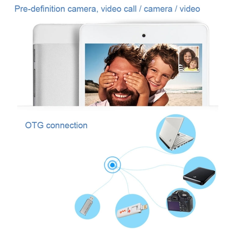 ONDA V702 Tablet PC 8GB, 7.0 inch Android 4.4.2, CPU: Allwinner A33 Quad Core ARM Cortex A7, CE FCC ROHS WEEE Certification(Silver)