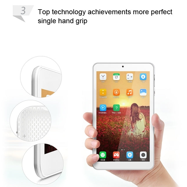 ONDA V701s Tablet PC 8GB, 7.0 inch Android 4.4.2, CPU: Allwinner A33 Quad Core ARM Cortex A7 1.3GHz, CE FCC ROHS WEEE Certification(White)