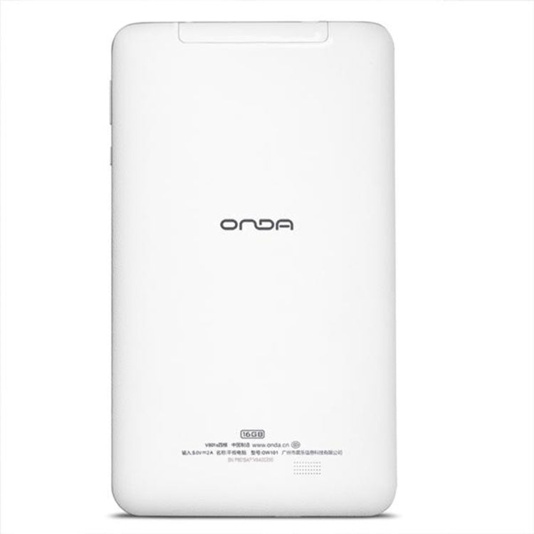 ONDA V801s Tablet PC 16GB, 8.0 inch Android 4.4.2, Allwinner A33 Quad Core ARM Cortex A7 1.3GHz, CE FCC ROHS WEEE Certification
