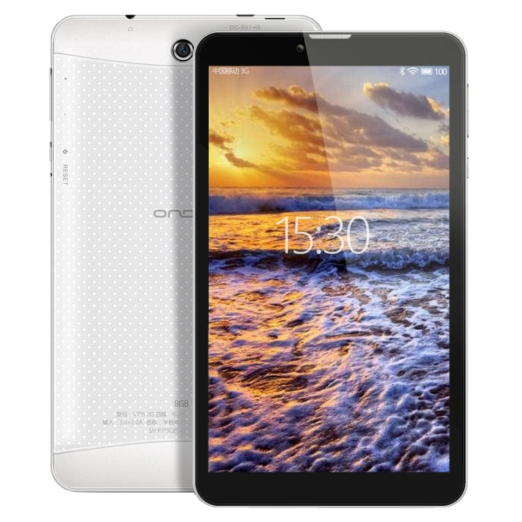 ONDA V719 3G Tablet PC 8GB, 7.0 inch 3G Phone Call Android 5.1, CPU: MTK8321 Quad Core, RAM: 1GB, CE FCC ROHS WEEE Certification(White)