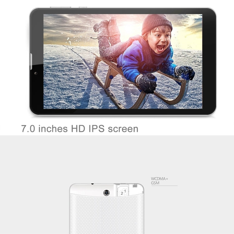 ONDA V719 3G Tablet PC 8GB, 7.0 inch 3G Phone Call Android 5.1, CPU: MTK8321 Quad Core, RAM: 1GB, CE FCC ROHS WEEE Certification(White)