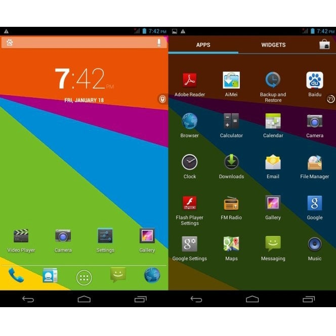 Ampe A91, 9.0 inch, 512MB+8GB, Android 4.2.2, Dual SIM, GPS, GSM&WCDMA(Gold)