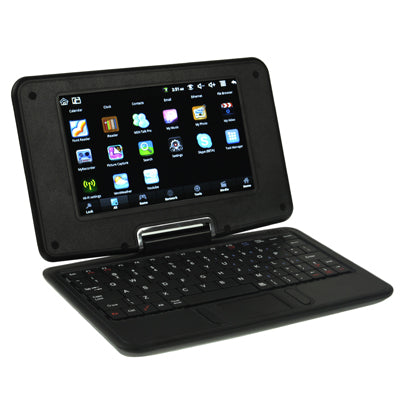 7.0 inch Android 2.2 Notebook PC, CPU: VIA WM8650, 600MHz(Black)