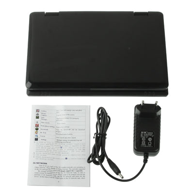 7.0 inch Notebook PC, 512MB+4GB, Android 4.0, VIA WM8880 A9 Dual Core 1.5GHz(Black)