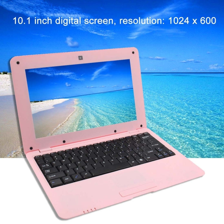 10.1 inch Notebook PC, 512MB+4GB, Android 4.0, EPC-1030T, CPU: VIA WM8880 Dual Core 1.5GHz(Pink)