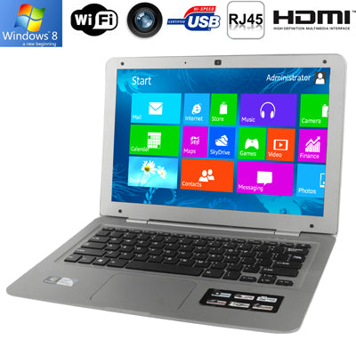 13.3 inch Windows 8 Ultrabook PC 320GB, Metal Shell, CPU: Intel Celeron Processor 847, 1.1GHz(Grey)