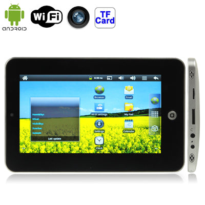 7.0 inch Android 2.3 Tablet PC, 360 Degree Menu Rotate(Silver)