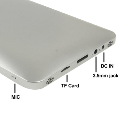 7.0 inch Android 2.3 Tablet PC, 360 Degree Menu Rotate(Silver)