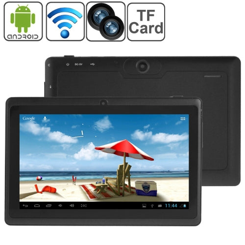7.0 inch Tablet PC, 512MB+8GB, Android 4.4 Allwinner A33 Quad Core, 1.2GHz