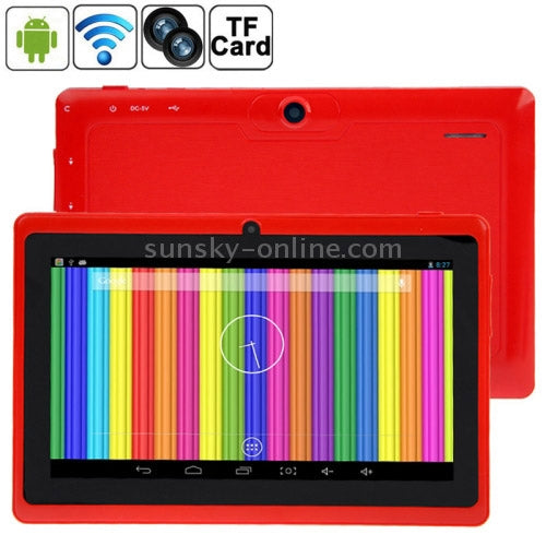 7.0 inch Tablet PC, 512MB+8GB, Android 4.4 Allwinner A33 Quad Core, 1.2GHz