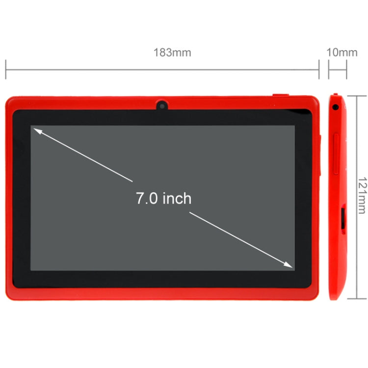 7.0 inch Tablet PC, 512MB+8GB, Android 4.4 Allwinner A33 Quad Core, 1.2GHz